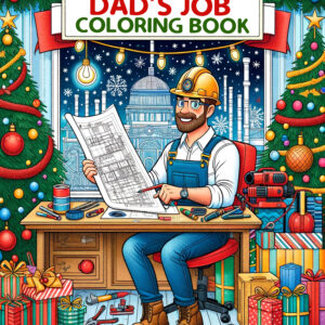 Dad's Job Coloring Book - Fun & Educational Activity for Kids, 8.5” x 11” Gift for Father's Day, Explore Occupations & Professions
