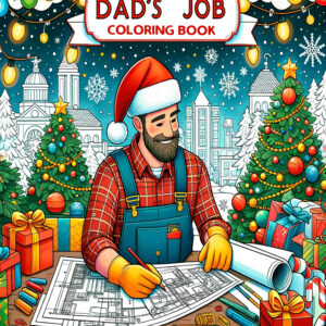 Dad's Job Coloring Book - Fun & Educational Activity, 8.5” x 11” Gift for Boys & Girls, Perfect for Father's Day & Creative Play