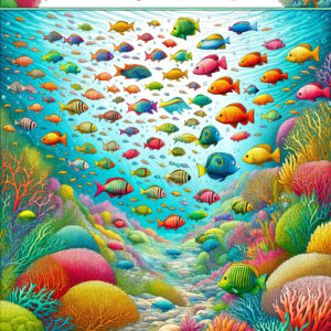 Animals Under The Sea - Funny Gifts for Kids 8.5" x 11", Children's Coloring Books, Marine Animal Illustrations, Perfect for Birthday Parties and Special Occasions