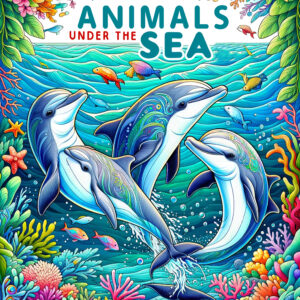 Animals Under the Sea - Fun and Educational Gift for Kids, 8.5" x 11", Ideal for Boys and Girls, Ocean-Themed Illustrations