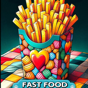 Fast Food Fun for Son, 8.5" x 11", Easy and Exciting Coloring Pages, Ideal Gift for Boys, Burgers, Fries, Pizza, and More