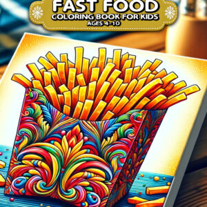 Fast Food for Daughter - Fun & Creative Coloring Book, Ideal Gift for Girls Who Love Burgers, Fries & More! Perfect for Toddlers & Kids
