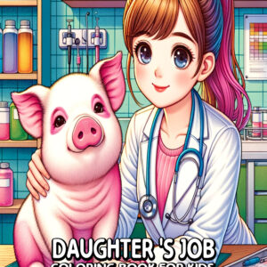 Daughter’s Job Coloring Book - Fun & Creative 8.5” x 11” Activity for Girls, Inspiring Careers & Imagination, Perfect Gift for Kids