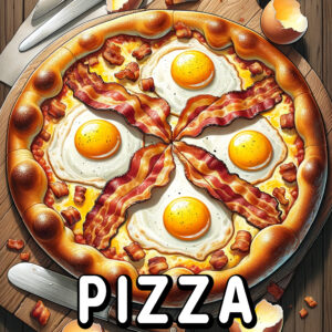 Pizza Coloring Book for Kids - Fun & Creative Activity, 8.5” x 11” with Cute Illustrations, Perfect Gift for Boys & Girls