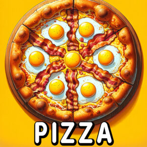 Pizza Coloring Book for Kids - Fun & Creative Activity with Delicious Pizza Illustrations & Drawing Sections, Perfect Gift for Boys & Girls