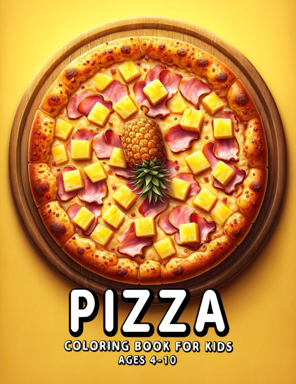 Pizza Gifts Book for Kids - Fun & Creative Coloring Pages with Cute Pizza Illustrations, Perfect for Little Food Lovers & Young Artists