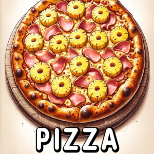 Pizza Colorful Illustration - Fun & Educational Coloring Book for Kids, 8.5'' x 11'', Perfect Gift for Boys, Girls & Pizza Lovers