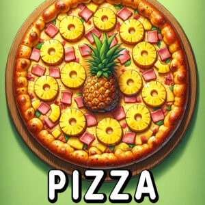 Colorful Pizza Illustration for Kids - Fun & Educational Activity Book, Perfect Gift for Boys & Girls, Large 8.5'' x 11'' Pages