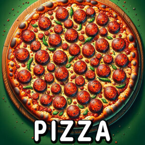 Pizza Ornament Coloring Book for Kids - Fun & Easy Designs, Perfect Gift for Creative Boys & Girls on Birthdays & Holidays