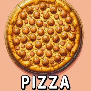 Retro Pizza Designs for Kids - 8.5” x 11” Coloring Book, Fun & Creative Activity for Children, Perfect Gift for Pizza Lovers & Food Fans