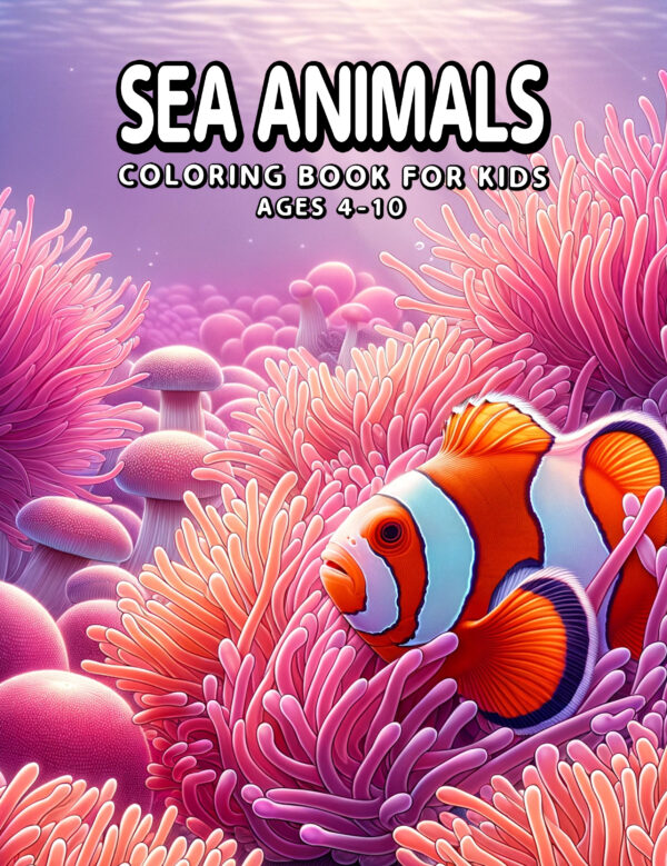 Ocean Explorers - Discover Cute & Funny Sea Animals, Retro Coloring Fun for Kids & Family, Perfect Gift for Creative Play & Learning