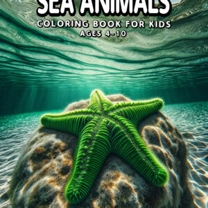 Whimsical Waters - Engaging Sea Animal Illustrations, Retro Ocean Fun for Kids' Birthdays, Holidays & Creative Activities