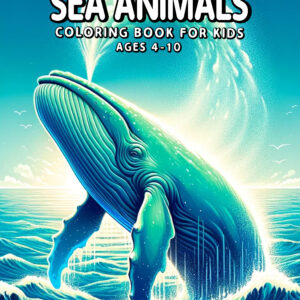 Oceanic Antics - Funny Sea Animals in Retro Style, Engaging & Colorful Coloring Book for Kids, Perfect Gift for Creative Play & Learning