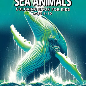 Marine Magic - Cute Sea Creatures in Vintage Ocean Scenes, Fun & Creative Coloring Book for Boys & Girls, Great Gift for Any Occasion