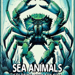 Ocean Oddities - Funny & Colorful Sea Life, Retro-Inspired Illustrations, Fun & Creative Activity Book for Kids, Perfect Gift for Young Artists