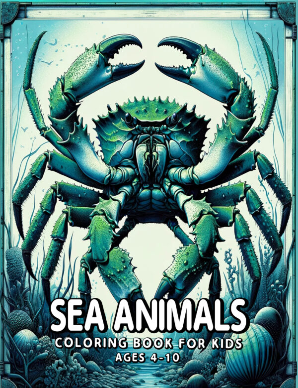 Ocean Oddities - Funny & Colorful Sea Life, Retro-Inspired Illustrations, Fun & Creative Activity Book for Kids, Perfect Gift for Young Artists
