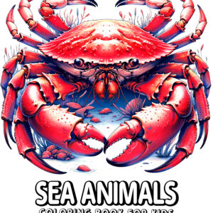 Whimsical Waters - Cute Sea Animals in Vintage Styles, Fun & Creative Coloring Activities for Boys & Girls, Perfect Gift for Kids