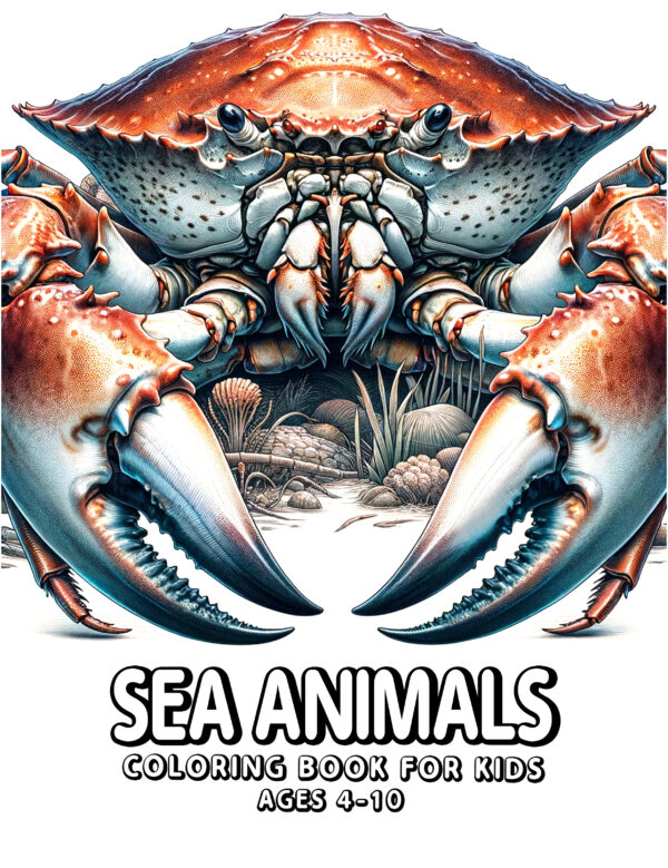 Retro Sea Journey: Engaging Coloring Book with Funny Sea Creatures, Ideal for Family Fun & Relaxation
