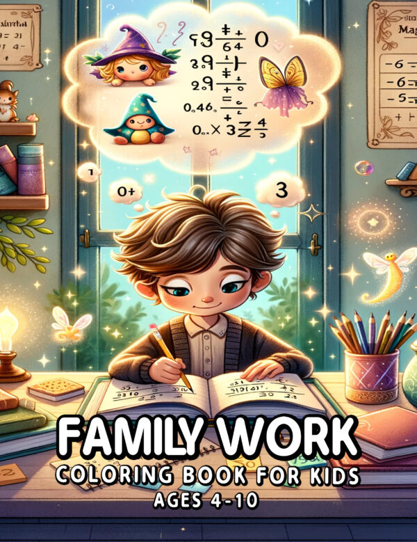 Family Work - Inspiring Career Adventures for Kids, Fun & Educational Coloring Book, Perfect Gift for Little Explorers