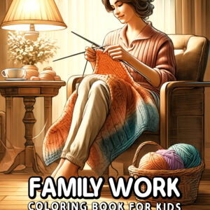 Family Work - Fun & Educational Coloring Book, Teach Kids About Jobs & Careers, Perfect Gift for Curious Young Minds