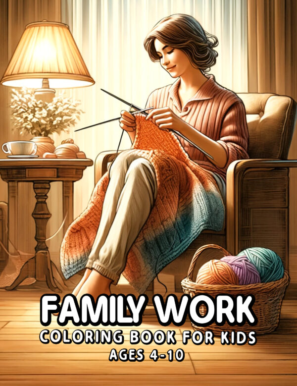 Family Work - Fun & Educational Coloring Book, Teach Kids About Jobs & Careers, Perfect Gift for Curious Young Minds