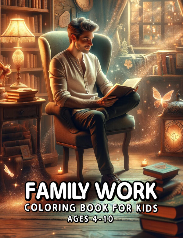 Family Work - Engaging & Creative Activity Book, Fun Career Exploration for Kids, Ideal Gift for Future Professionals