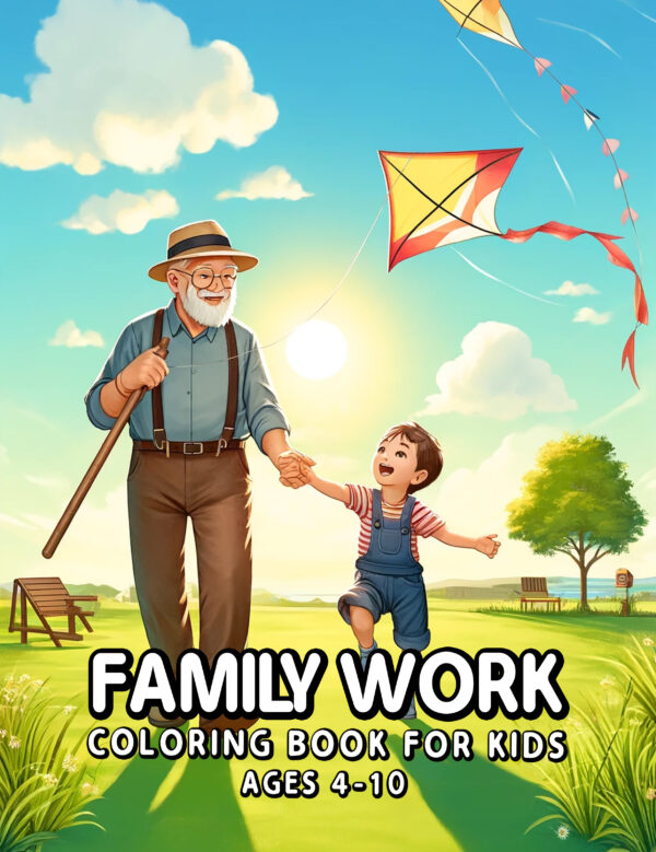 Family Work - Fun & Educational Coloring Book, Inspiring Careers for Kids, Perfect Gift for Future Professionals & Young Dreamers