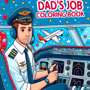 Dad’s Job for Father’s Day - Fun & Educational Coloring Book, Perfect Gift for Kids, Boys & Girls, Ideal for Birthdays & Family Bonding