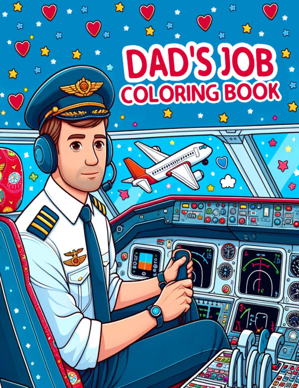 Dad’s Job for Father’s Day - Fun & Educational Coloring Book, Perfect Gift for Kids, Boys & Girls, Ideal for Birthdays & Family Bonding