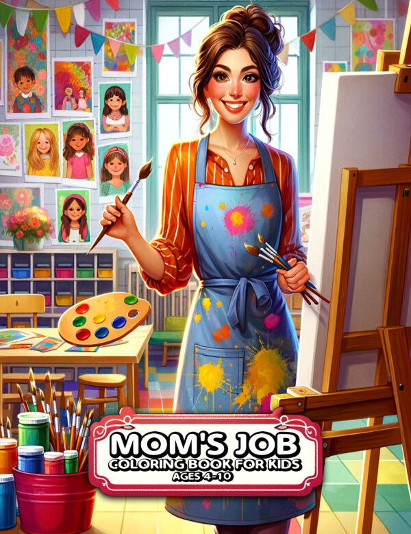 Mom’s Job - Fun & Educational Coloring Book, Inspiring Careers for Kids, Perfect Gift for Mother’s Day, Birthdays & Future Dreamers!