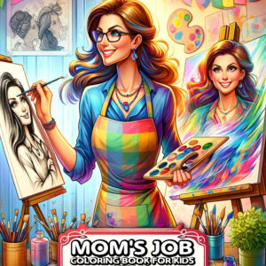 Funny Mom’s Job - Hilarious Coloring Book for Stress Relief, Perfect Mother’s Day Gift, Fun & Relaxing Activity for Moms and Kids