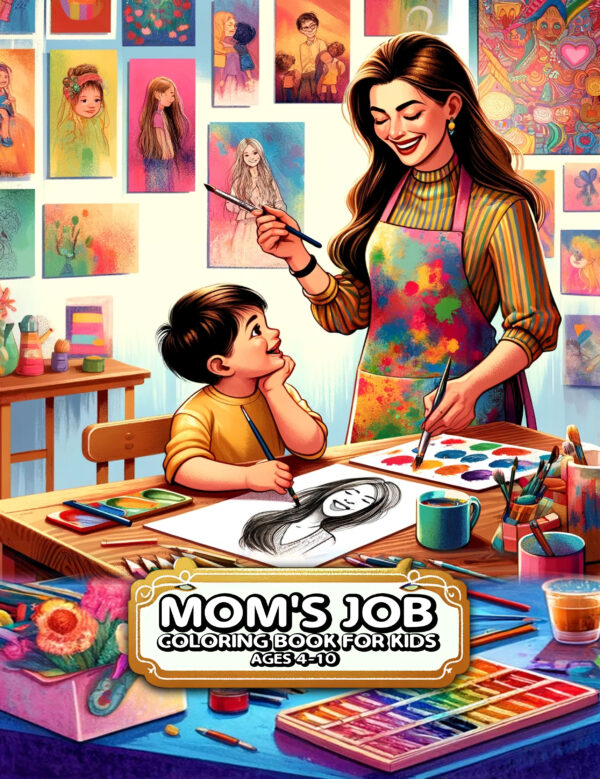 Mom's Job Coloring Adventures - Fun & Educational Activities, Ideal Gift for Kids to Explore Different Professions