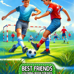 Best Friends Coloring Book - Fun & Creative Activities for Kids, 8.5” x 11” Illustrations, Perfect Gift to Celebrate Friendship