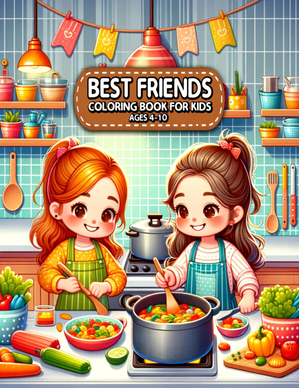 Best Friends Coloring Book - Funny & Heartwarming Activities, Perfect Gift for BFFs, Boys & Girls on Birthdays & Special Occasions