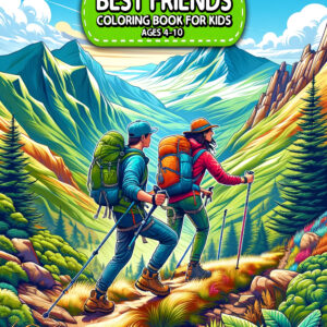 Best Friends Coloring Book - Fun & Colorful Activities for Kids, 8.5” x 11”, Perfect Gift for Birthdays & Special Occasions