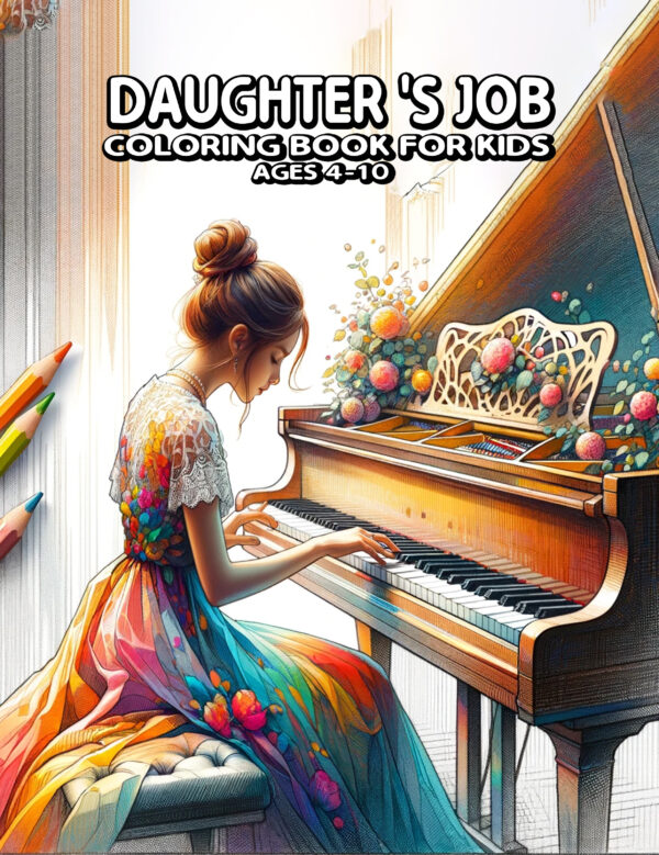 Daughter’s Job - Fun & Educational Coloring Book, Inspiring Careers for Girls, Perfect Gift for Creative & Ambitious Kids