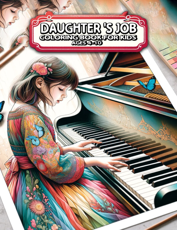 Daughter’s Job - Holiday Fun Coloring Book, Engaging Activities for Girls, Perfect Festive Gift for Daughters & Kids