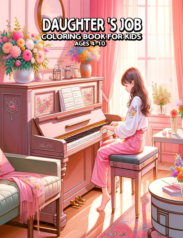 Daughter’s Job - Fun & Educational Coloring Book, Inspiring Careers for Girls, Perfect Gift for Birthdays & Special Occasions