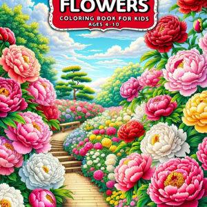 Flowers - A Beautiful Coloring Book Full of Garden Blooms, Relaxing Floral Patterns, and Creative Nature-Inspired Activities for All Occasions