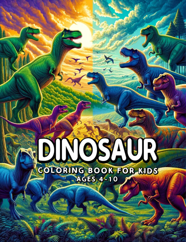 Funny Dinosaur Gifts for Kids – Fun & Engaging Activity Book, Perfect Party Favors & Birthday Gifts for Dinosaur Lovers
