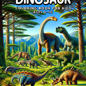 Dinosaur for Kids – Fun & Educational Illustrations, Ideal for Boys & Girls, Great Gift for Birthdays & Holidays