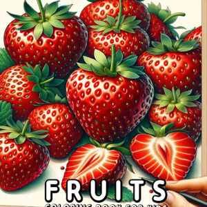 Fruits - Creative & Colorful Coloring Book, Fun Fruit Adventures Through Art, Perfect Gift for Learning and Relaxation