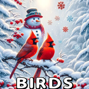 Retro Birdwatch - Vintage Birds in Funny Scenes, Fun & Educational Coloring Book for Kids & Families, Perfect Gift Idea