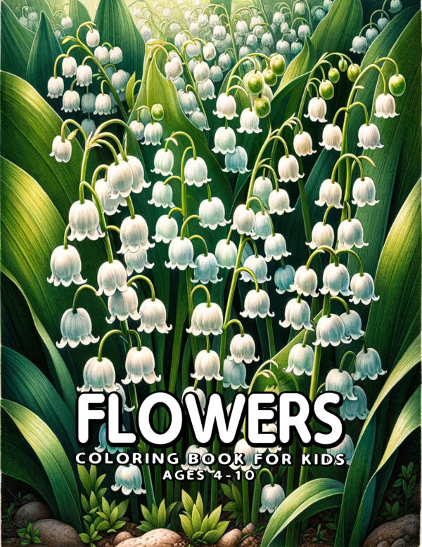 Flowers - Elegant Coloring Book Featuring Artistic Florals, Garden Motifs, and Lovely Patterns, Ideal Gift for Creative Play and Relaxing Time