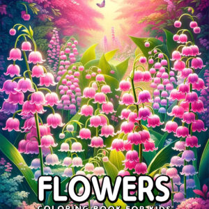 Flowers - Lovely Coloring Book with Fun and Creative Bloom Designs, Great for Floral Enthusiasts, Nature Exploration, and Art Therapy