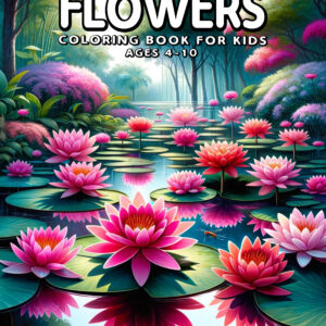 Flowers - Happy Coloring Book Full of Blooming Joy and Peaceful Designs, Ideal for Gift Giving, Creative Time, and Floral Exploration
