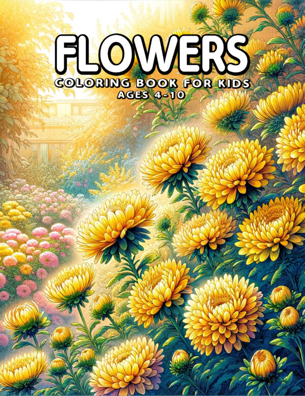 Flowers - Beautiful and Fun Coloring Book Packed with Decorative Florals, Garden Patterns, and Creative Botanical Themes for Gift Giving