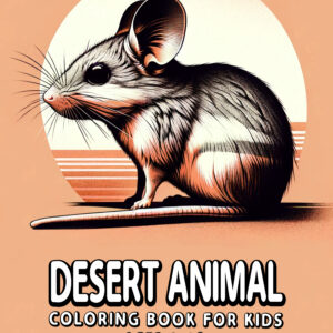 Exciting Coloring Book Featuring Desert Animals – Fun & Educational Gift for Boys & Girls, Perfect for Birthdays & Holidays