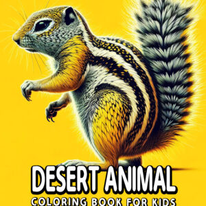 Discover the Beauty of Desert Animals – Fun & Educational Coloring Book, Perfect Gift for Kids Who Love Animals & Art
