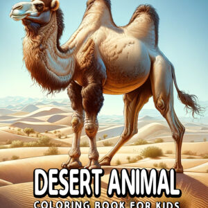 Desert Animal Gift - Funny Illustrations & Oasis Adventures, Vibrant Coloring Book for Kids to Explore Wild Desert Creatures